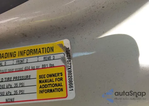 2008 Cadillac Cts Standard из США, поврежденный, VIN 1G6DF577X80208661